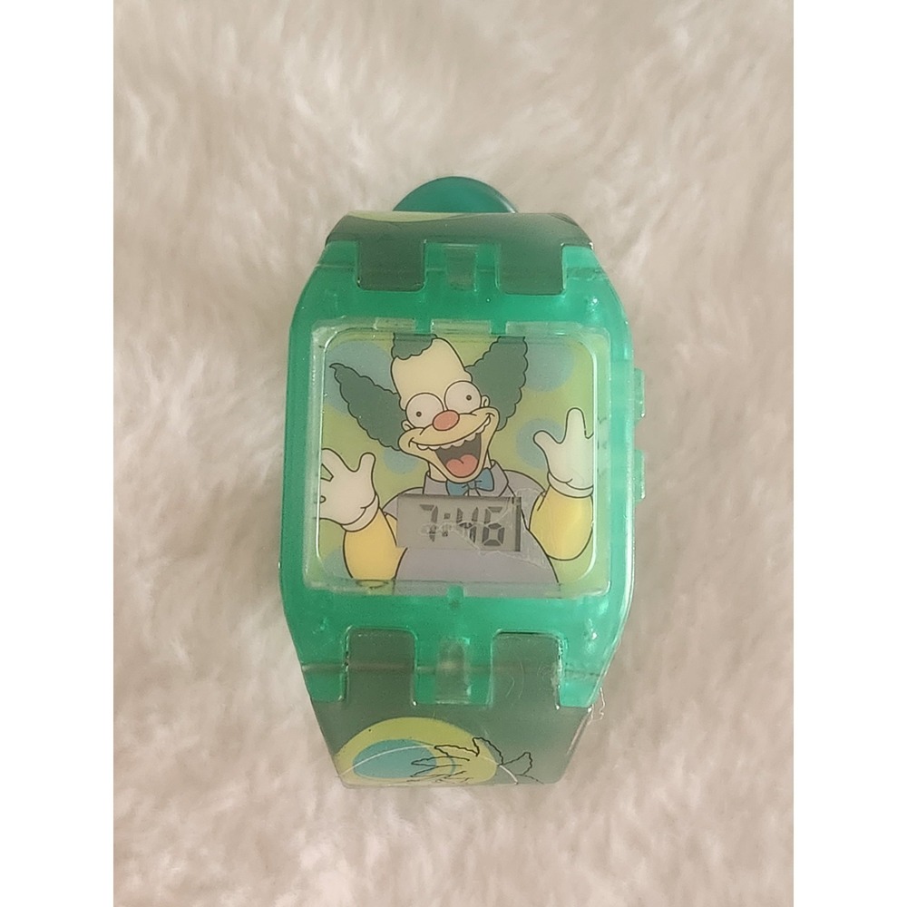 Krusty The Clown 2002 The Simpsons Burger King Watch Y2K. Works! Talks - Picture 4 of 11